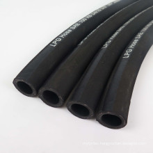 Heat Resistant Oil Professional Smooth Surface Gray 1 1/4 Inch Flexible Gas Hose For Lpg
